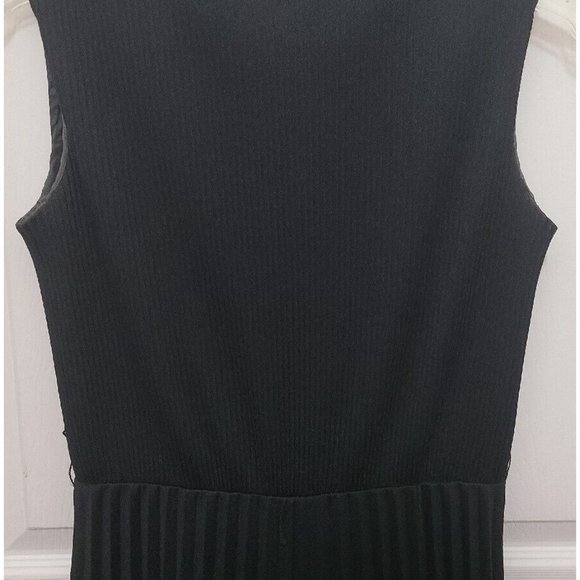 Vtg 70s Mary Dobbs Original Women's Sleeveless Pleated Full Flare Jumpsuit Sz XS - Picture 3 of 13